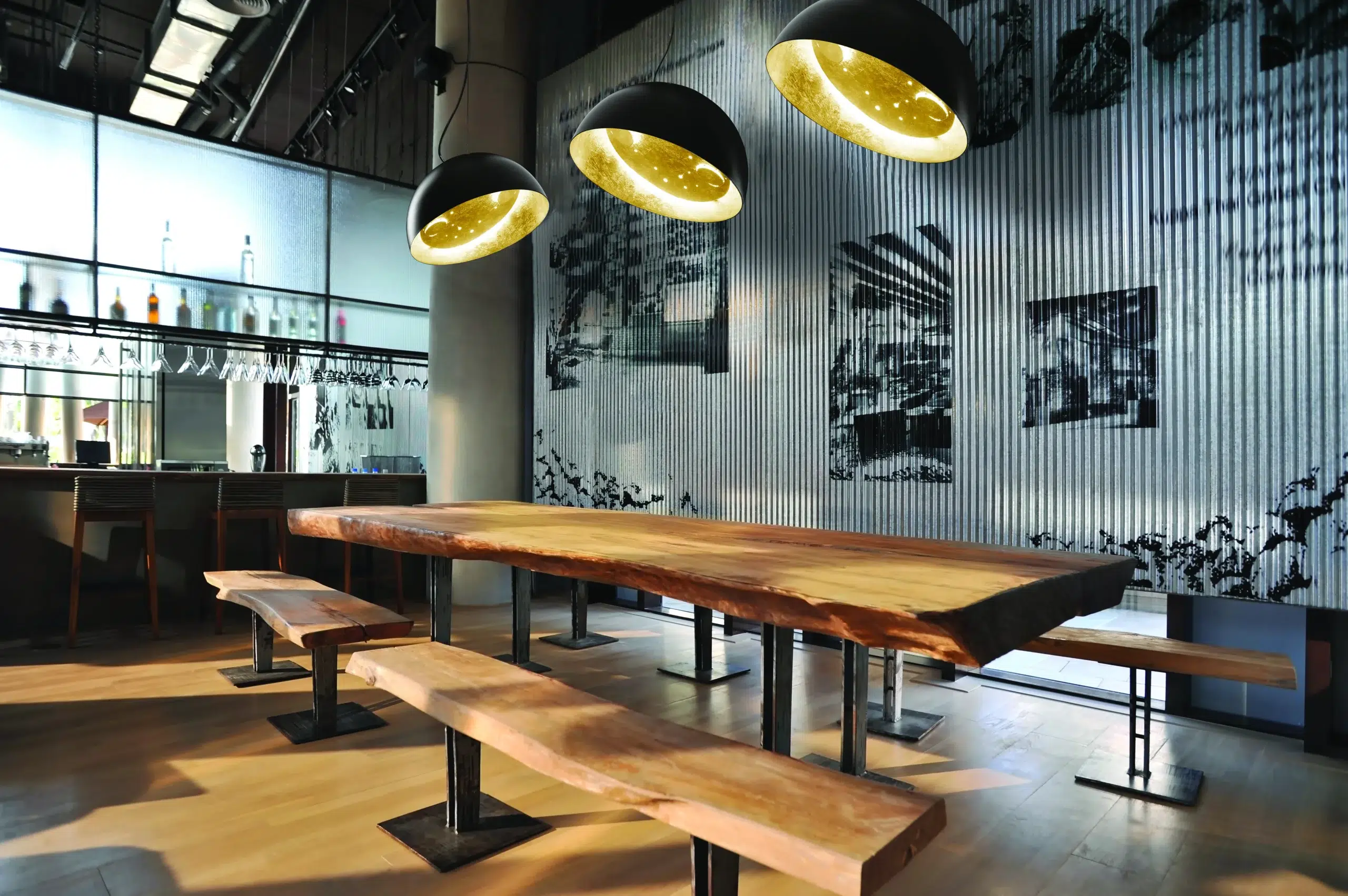 Luminaire sculptural Knikerboker fait main