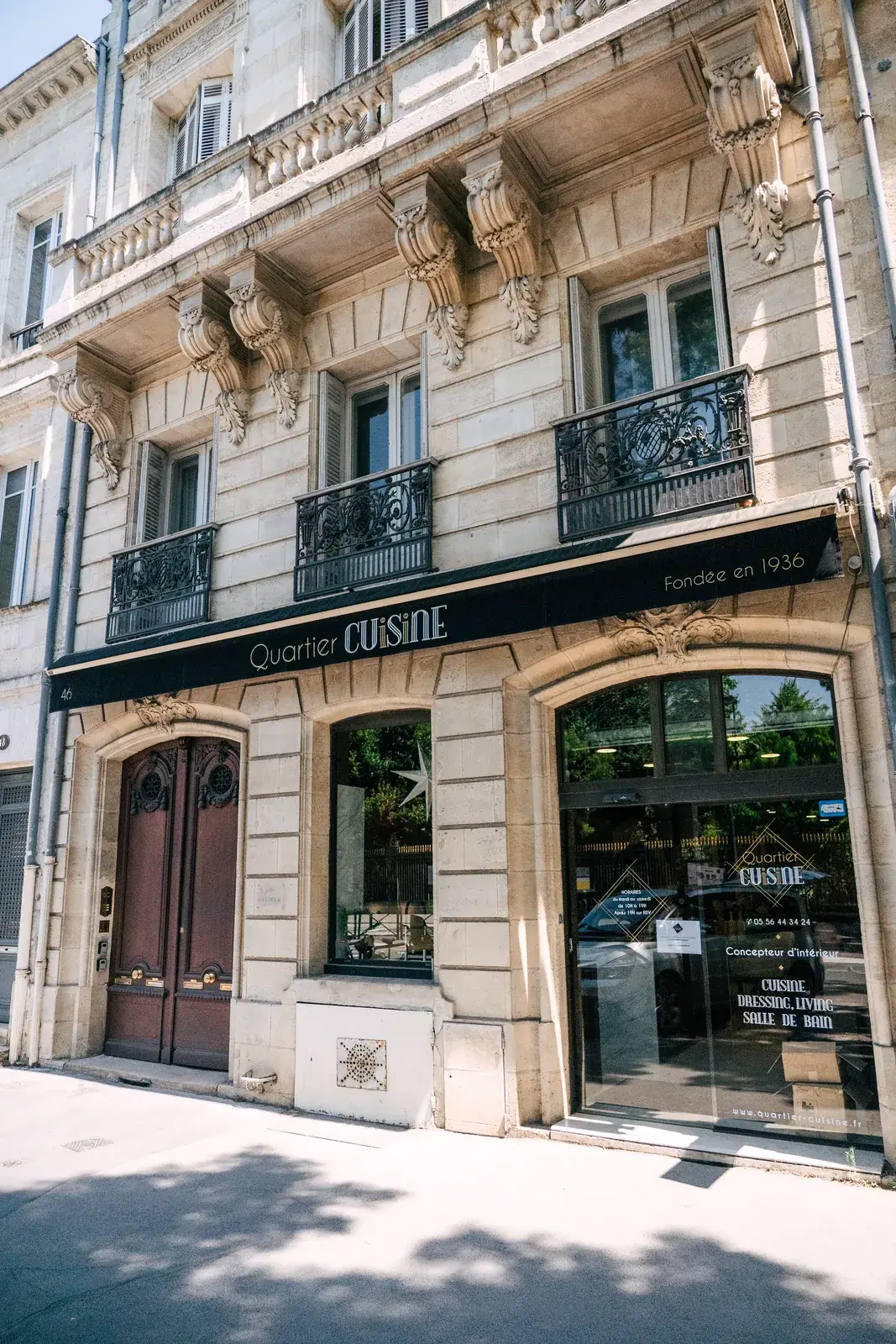 Facade magasin – showroom CENZA Quartier Cuisine Bordeaux Facade magasin – showroom CENZA Quartier Cuisine Bordeaux
